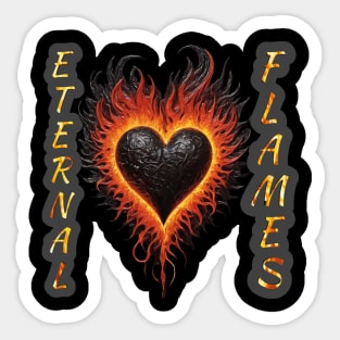 Eternal Flames of Love Sticker